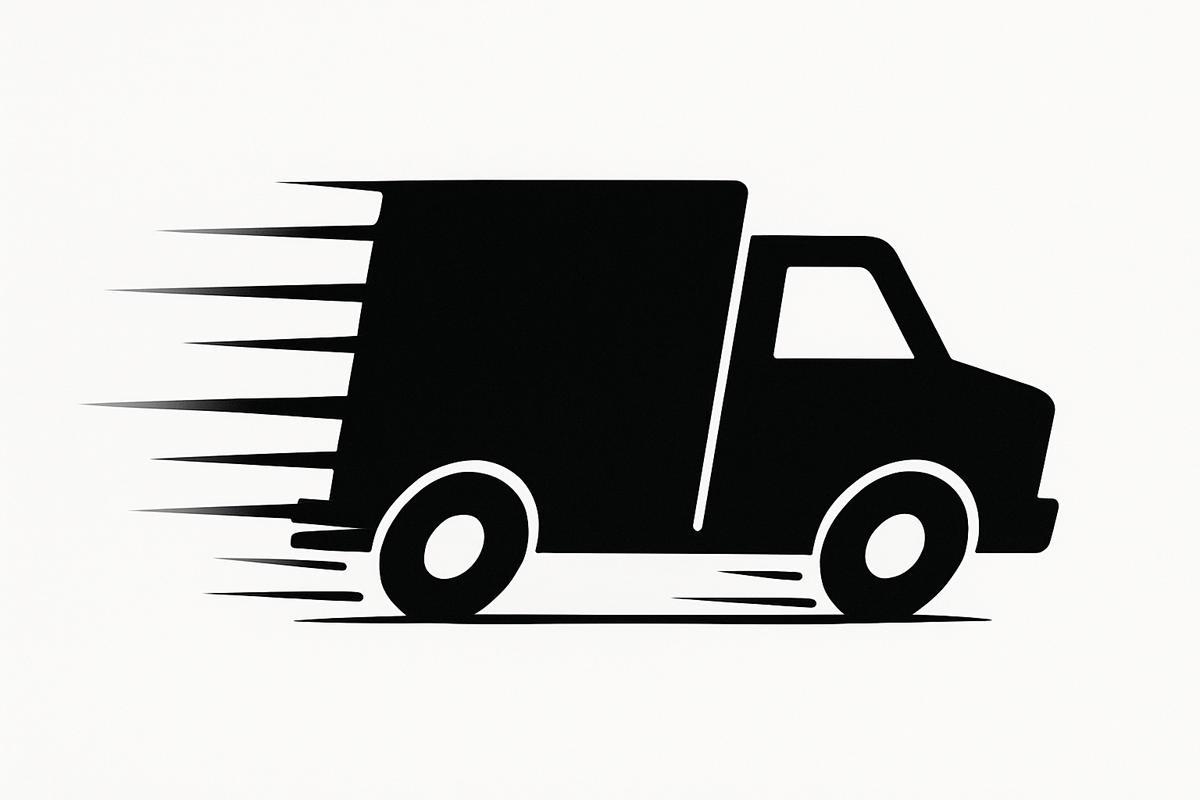 Svart istället för röd och så att de ser ut som bilen åker snabbt